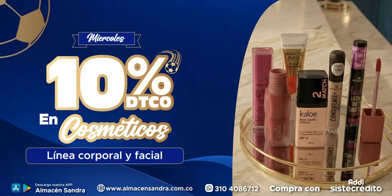 Banner de categoría en Almacén Sandra