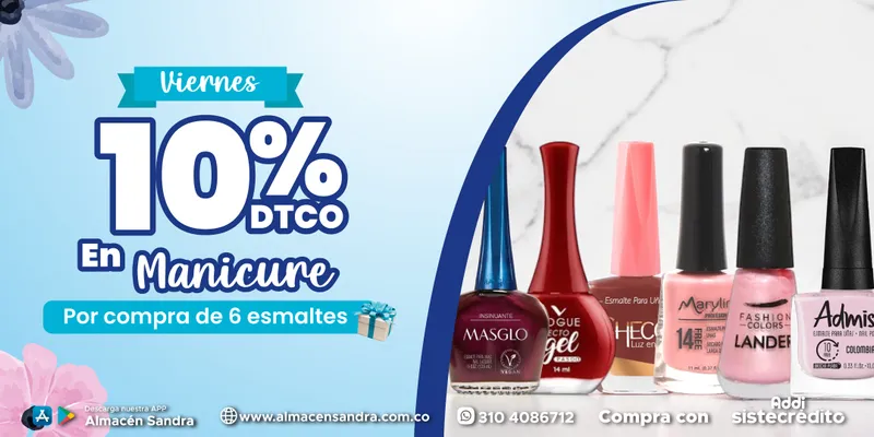 Banner de categoría en Almacén Sandra