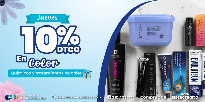Banner de categoría en Almacén Sandra