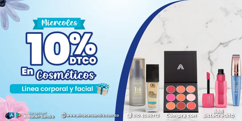 Banner de categoría en Almacén Sandra