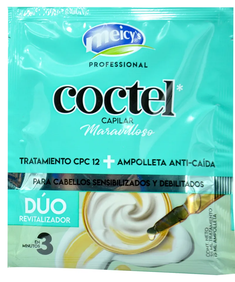 MEICYS COCTEL CAPILAR DUO REVITALIZADOR ANTICAIDA X 50ML - Producto de belleza y estética en Almacén Sandra
