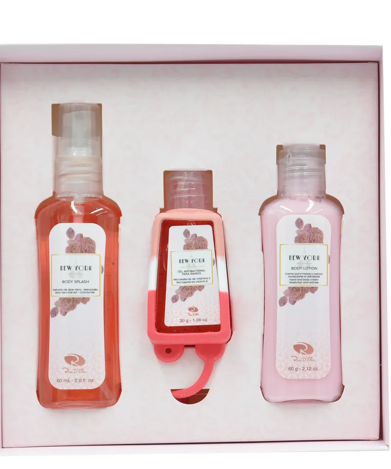 ROSS DLEN ESTUCHE NEW YORK  B.SPLASH X60 +B.LOTION X60 +GEL.ANTI.POCHET X30 - Producto de belleza y estética en Almacén Sandra