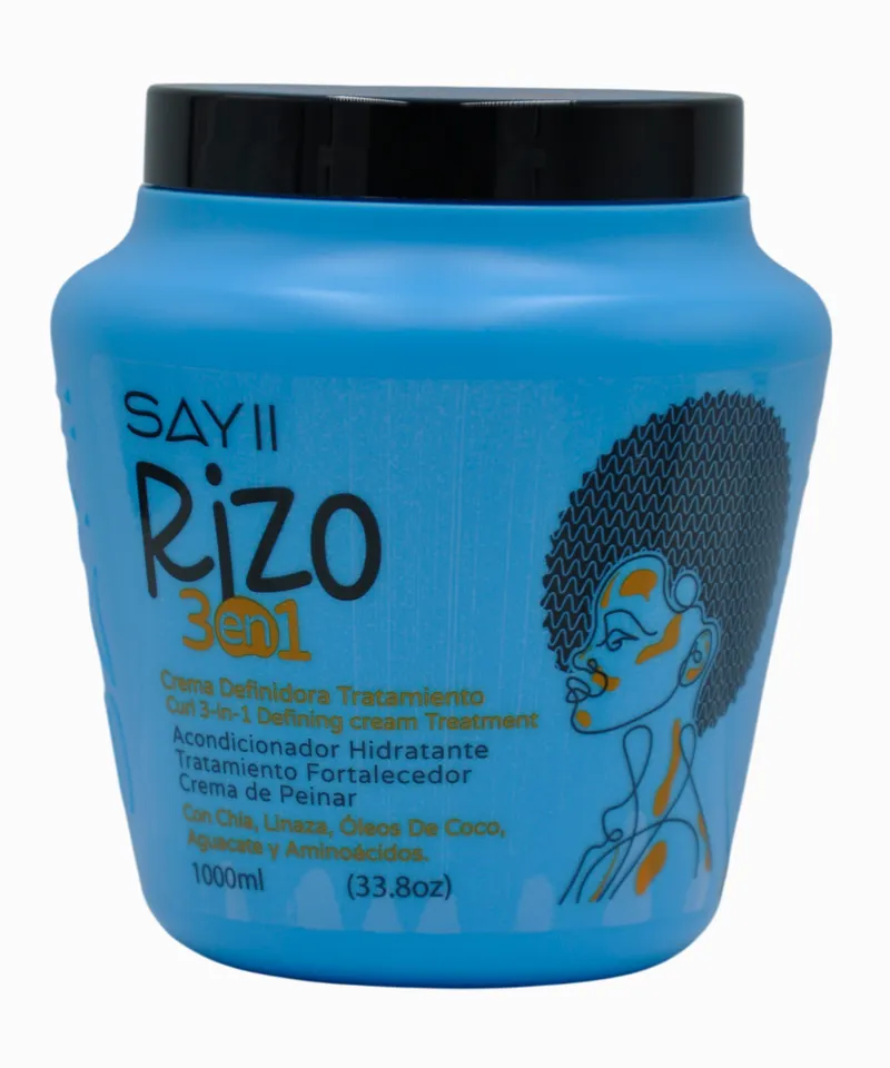 CAPILL SAYII CREMA DEFINIDORA Y TRATAMIENTO RIZO 3EN1 CABELLO AFRO X 1000ML - Producto de belleza y estética en Almacén Sandra