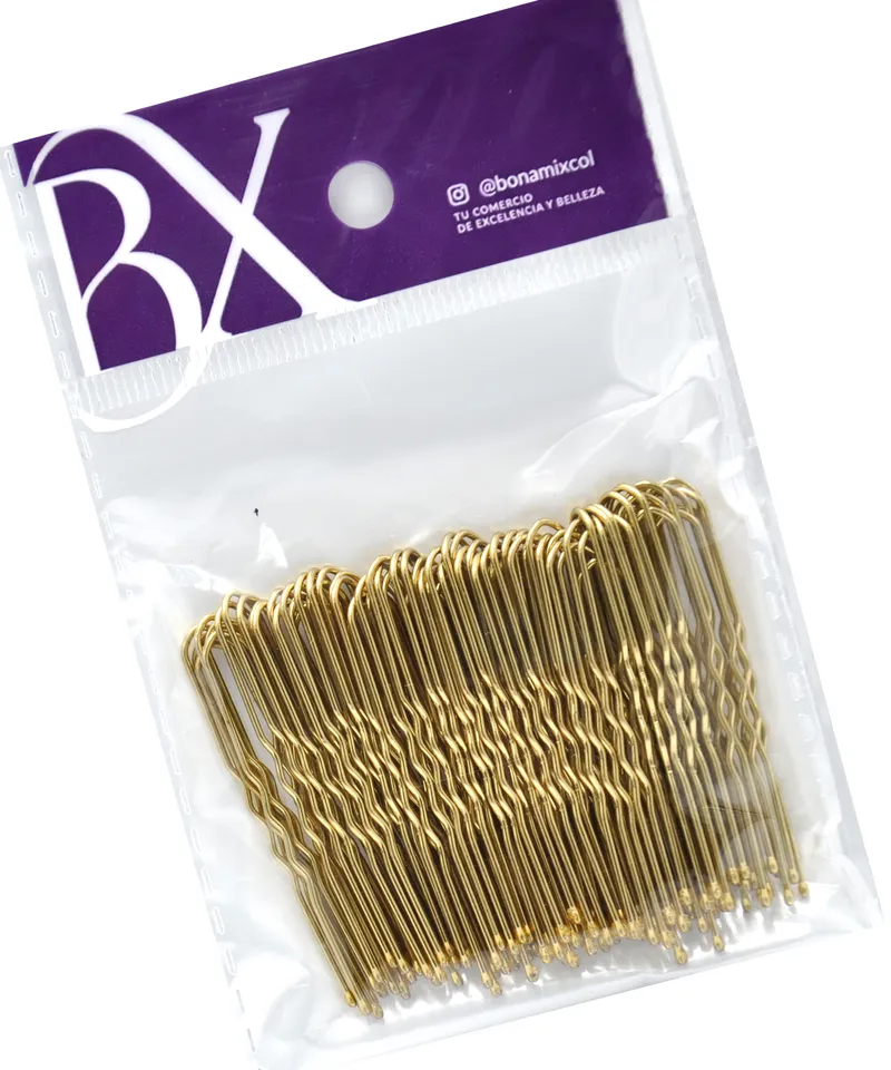 BONAMIX GANCHO INVISIBLE DORADO REF: 873 - Producto de belleza y estética en Almacén Sandra