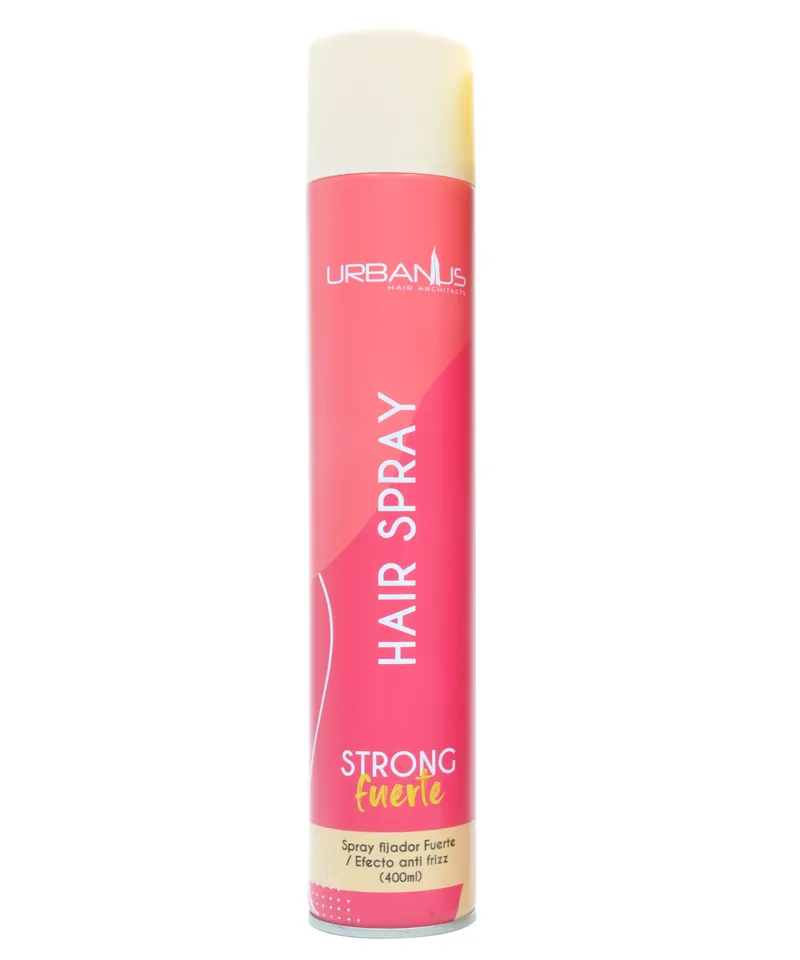 URBANUS LACA FIJADORA HAIR SPRAY STRONG X 400ML - Producto de belleza y estética en Almacén Sandra
