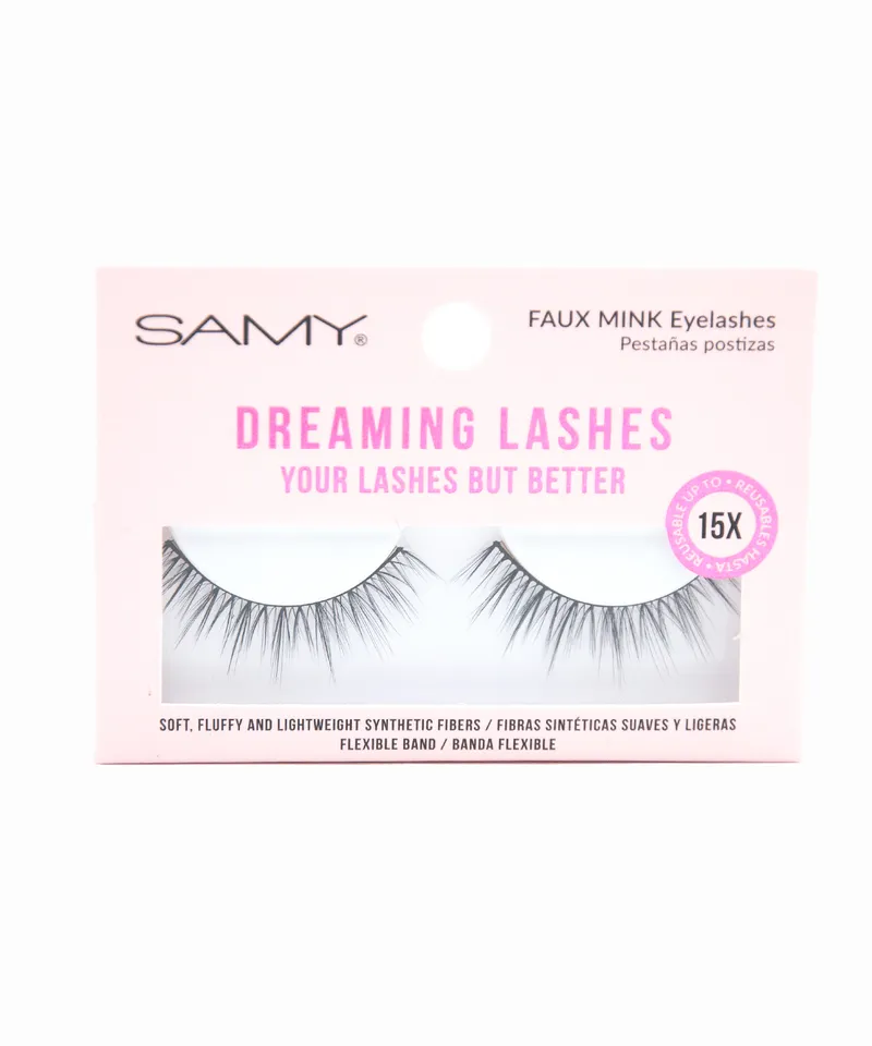SAMY FAUX MINK PESTAÑAS POSTIZAS ENTERAS N.7 MARTINA - Producto de belleza y estética en Almacén Sandra