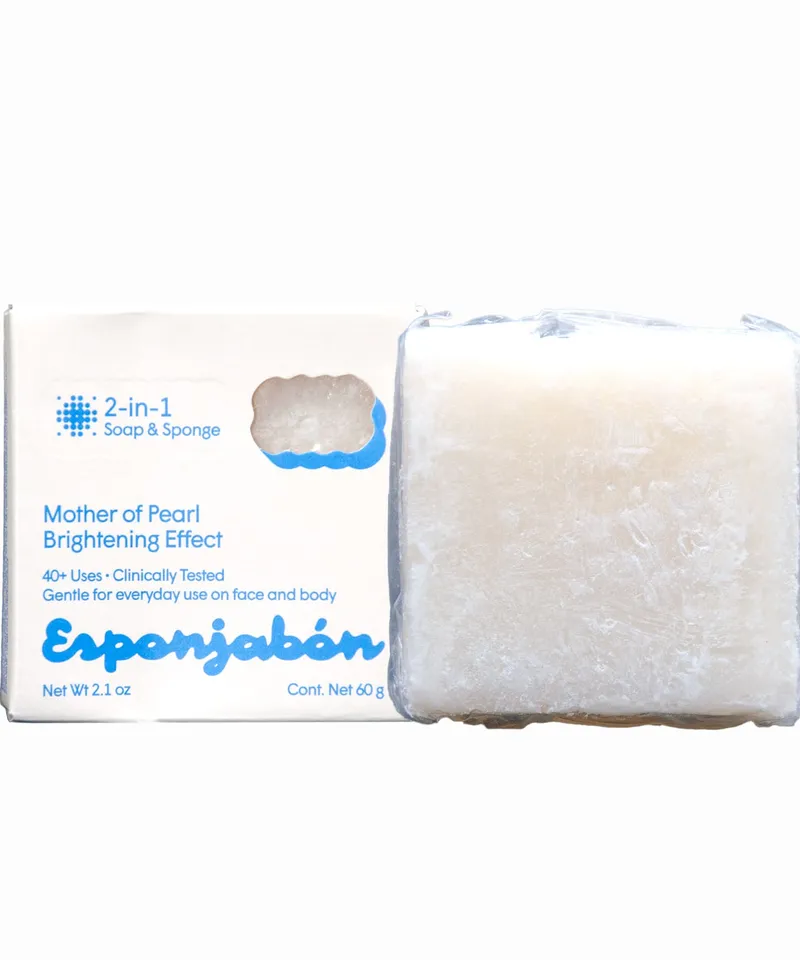 ESPONJABON 2 EN 1 CONCHA NACAR MINI X 60G - Producto de belleza y estética en Almacén Sandra