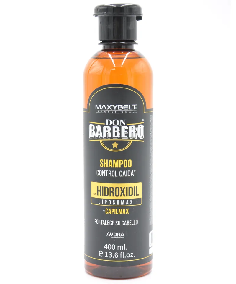 MAXYBELT SHAMPOO HIDROXIDIL DON BARBERO CONTROL CAIDA X 400ML - Producto de belleza y estética en Almacén Sandra