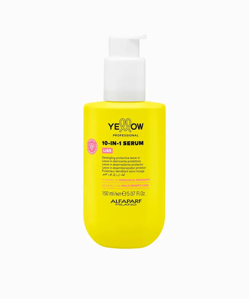 YELLOW SERUM CAPILAR LISS LEAVE 10 EN 1 X 150ML - Producto de belleza y estética en Almacén Sandra