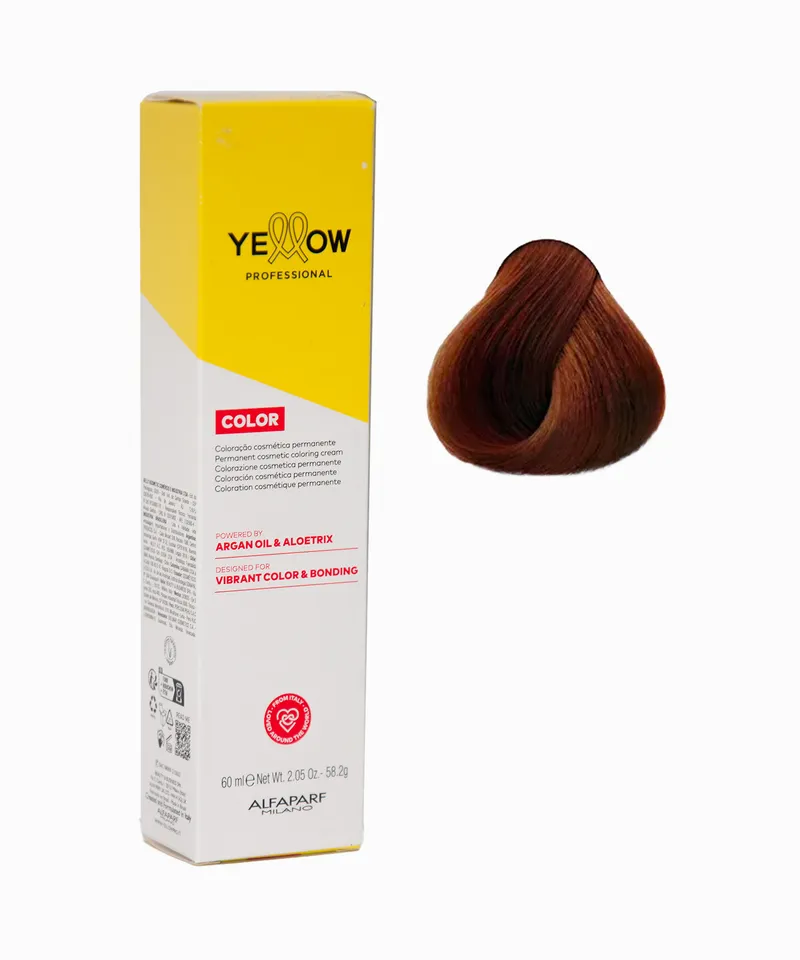 YELLOW TINTE RUBIO OSCURO CAOBA DORADO N.6.53 X 60GR - Producto de belleza y estética en Almacén Sandra