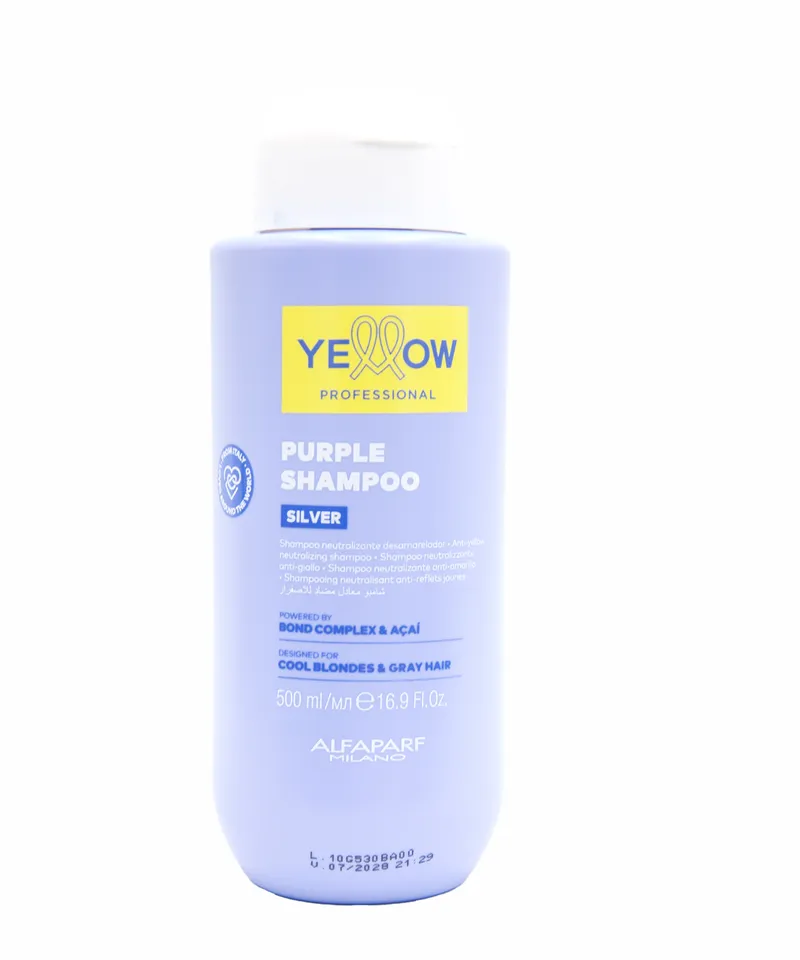 YELLOW SILVER SHAMPO PURPLE  X500ML - Producto de belleza y estética en Almacén Sandra