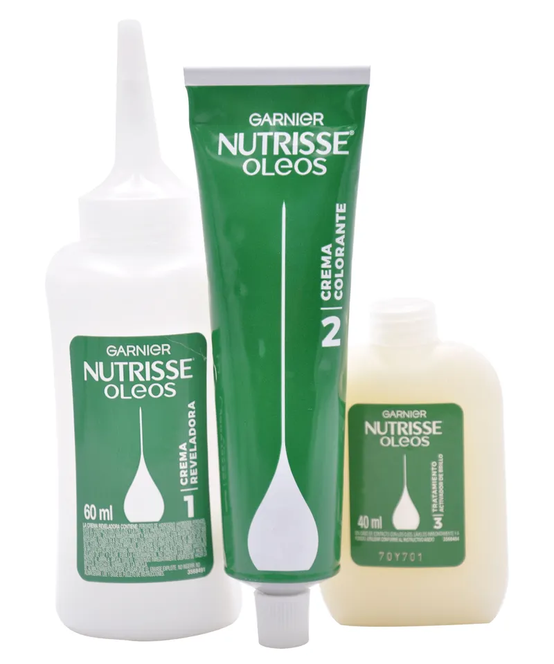 NUTRISSE GARNIER TINTE SIN AMONIACO RUBIO CLARO CENIZO NACARADO N.8.12 - Vista 2 del producto