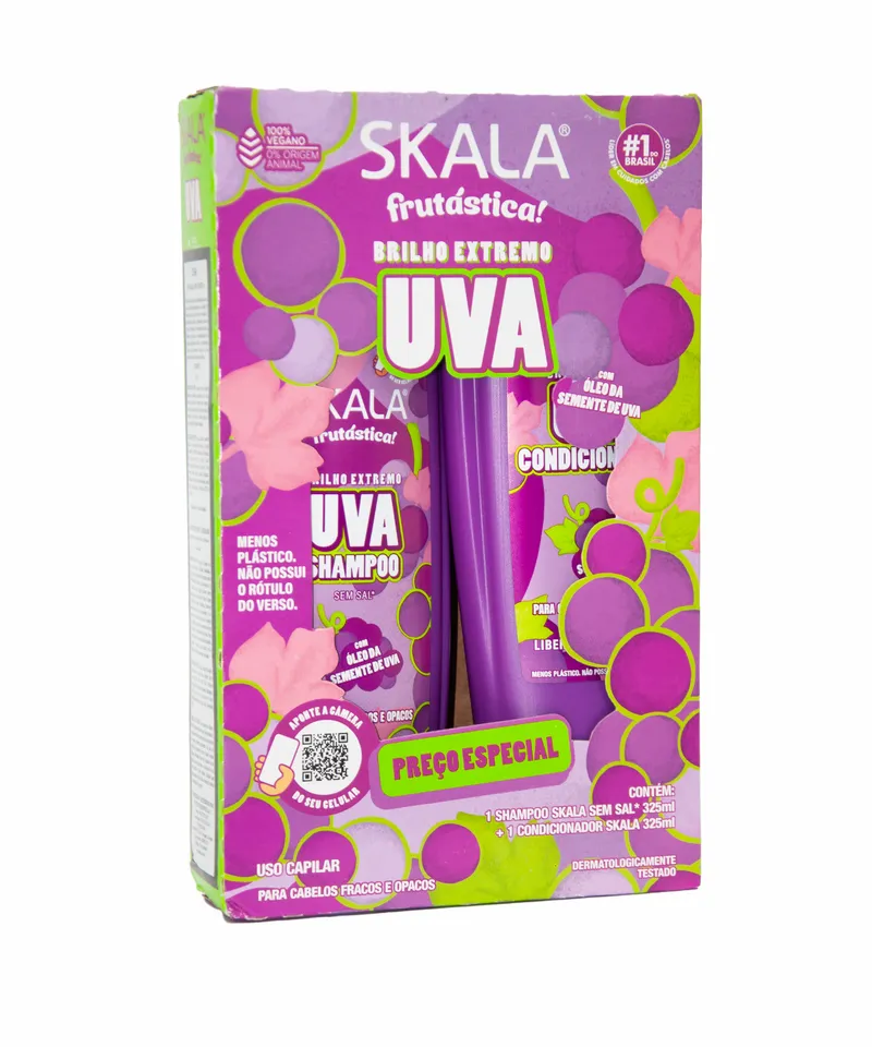SKALA KIT UVA FRUTASTICA X 325ML - Producto de belleza y estética en Almacén Sandra