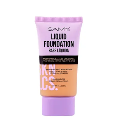 SAMY BASE LIQUID FOUNDATION SKN REF.06 DEEP TAN - Producto de belleza y estética en Almacén Sandra