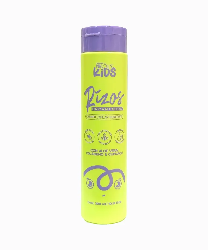 NIKOLS SHAMPOO CAPILAR RIZOS ENCANTADOS KIDS X 300ML - Producto de belleza y estética en Almacén Sandra
