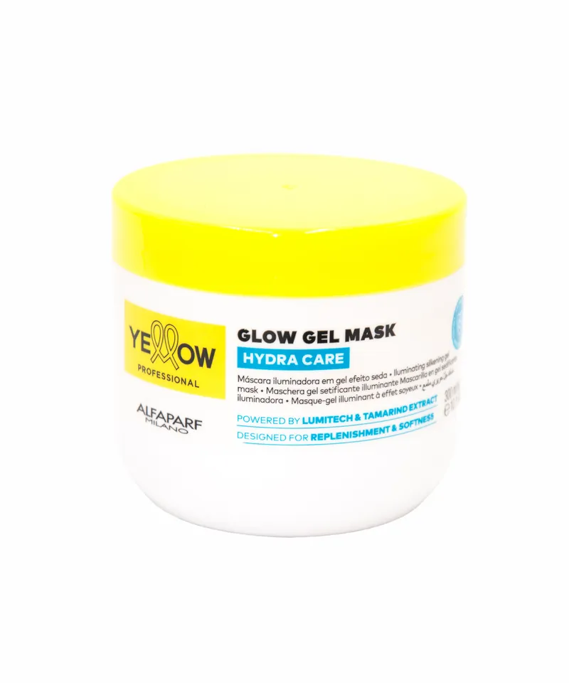 YELLOW GLOW GEL MASCARILLA HYDRA CARE X 300ML - Producto de belleza y estética en Almacén Sandra