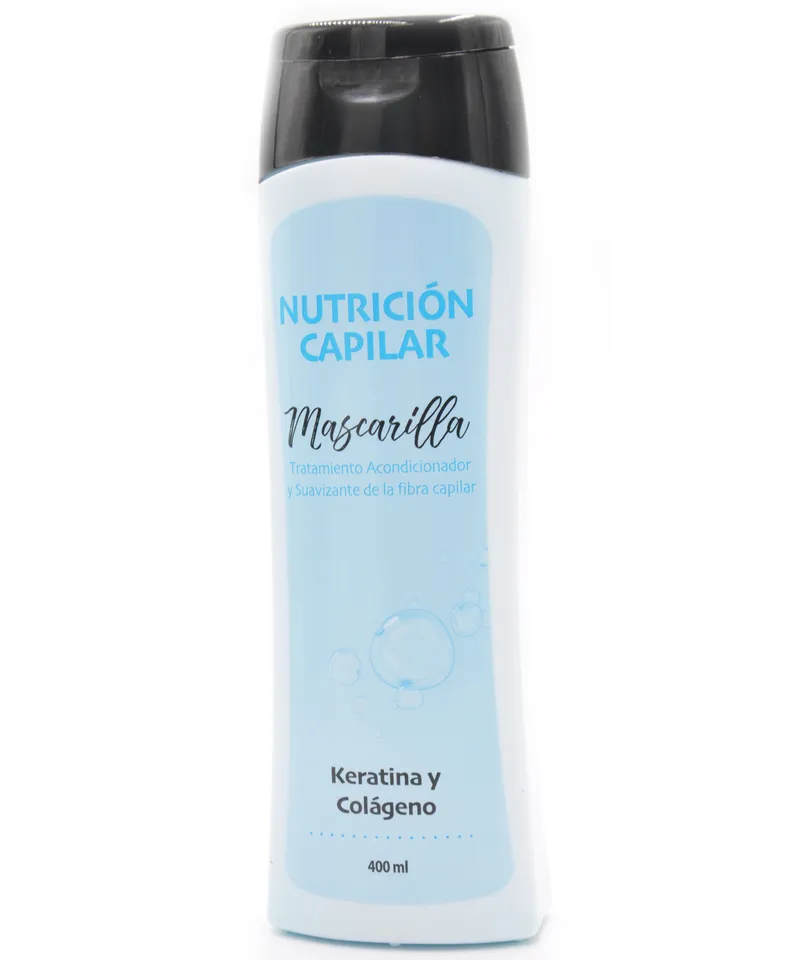 NUTRICION CAPILAR TRATAMIENTO ACONDICIONADOR KERATINA Y COLAGENO X 400ML - Producto de belleza y estética en Almacén Sandra