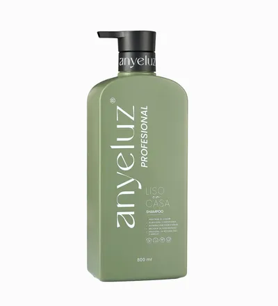 ANYELUZ SHAMPOO LISO EN CASA X 800ML - Producto de belleza y estética en Almacén Sandra