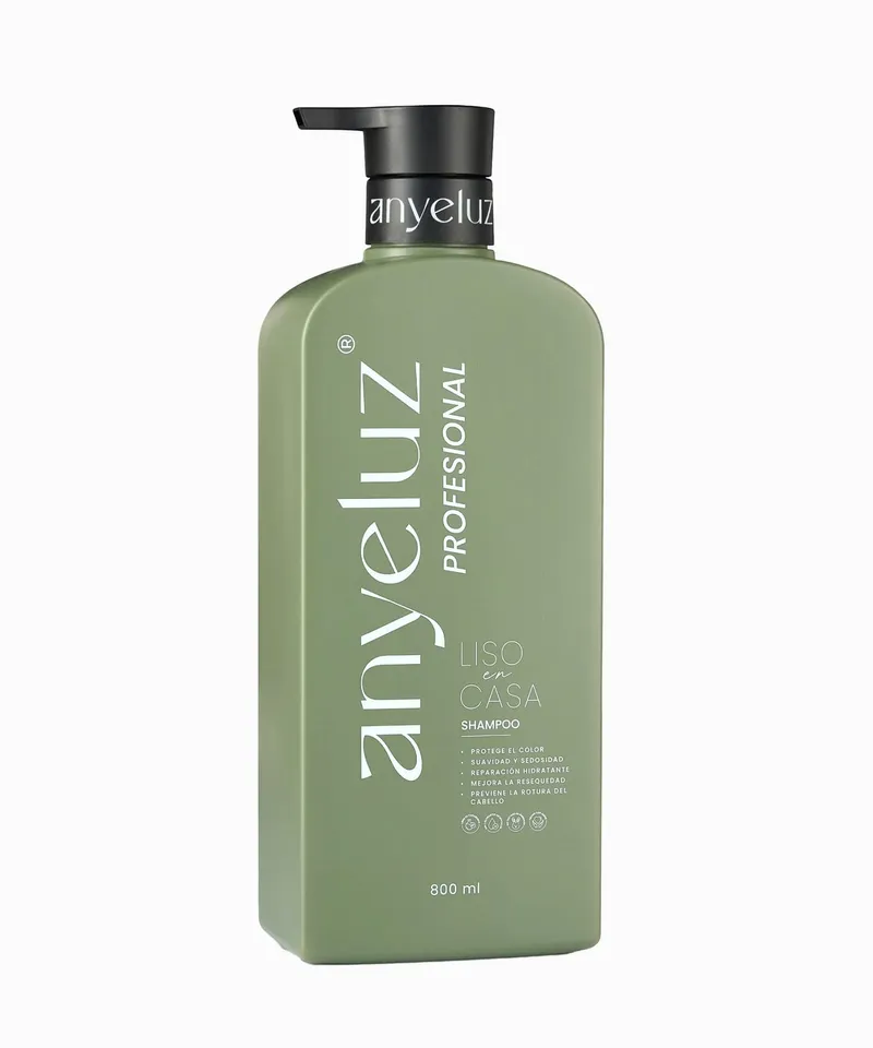 ANYELUZ SHAMPOO LISO EN CASA X 800ML - Producto de belleza y estética en Almacén Sandra