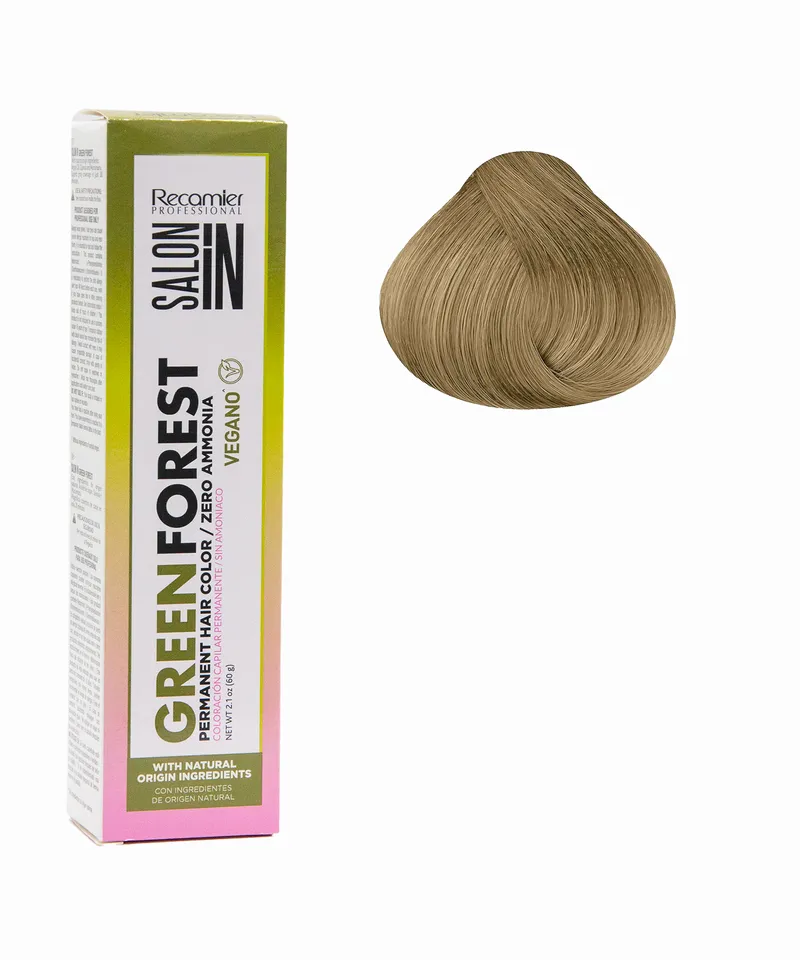 GREEN FOREST TINTE RUBIO CLARO NATURAL INTENSO N. 8.00 X 60GR - Producto de belleza y estética en Almacén Sandra