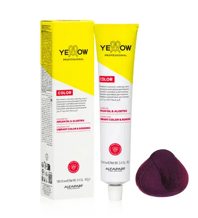 YELLOW TINTE CASTAÑO CLARO IRISADO ROJO 5.26 X 58GR - Producto de belleza y estética en Almacén Sandra