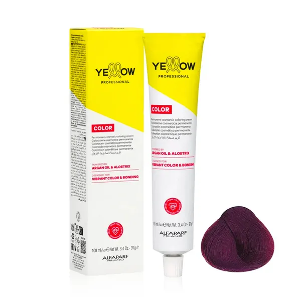 YELLOW TINTE CASTAÑO CLARO IRISADO ROJO 5.26 X 58GR - Producto de belleza y estética en Almacén Sandra