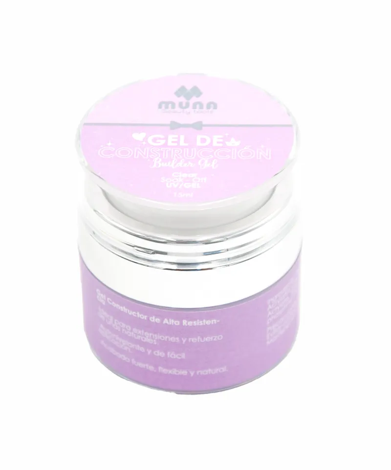 MUNA GEL DE CONSTRUCCION CLEAR - Producto de belleza y estética en Almacén Sandra