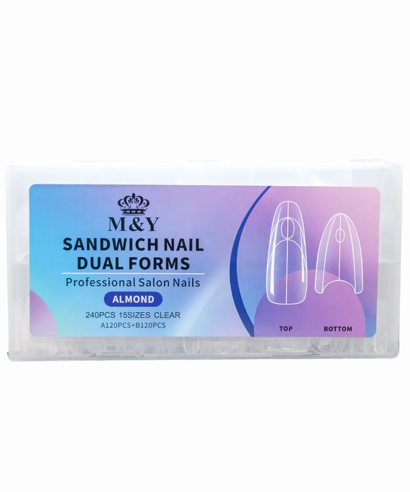 ANIPA UÑAS SANDWICH NAIL DUAL FORMS ALMOND X 240PCS - Vista 2 del producto