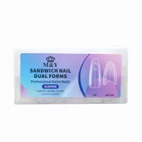 ANIPA UÑAS SANDWICH NAIL DUAL FORMS ALMOND X 240PCS - Miniatura 2