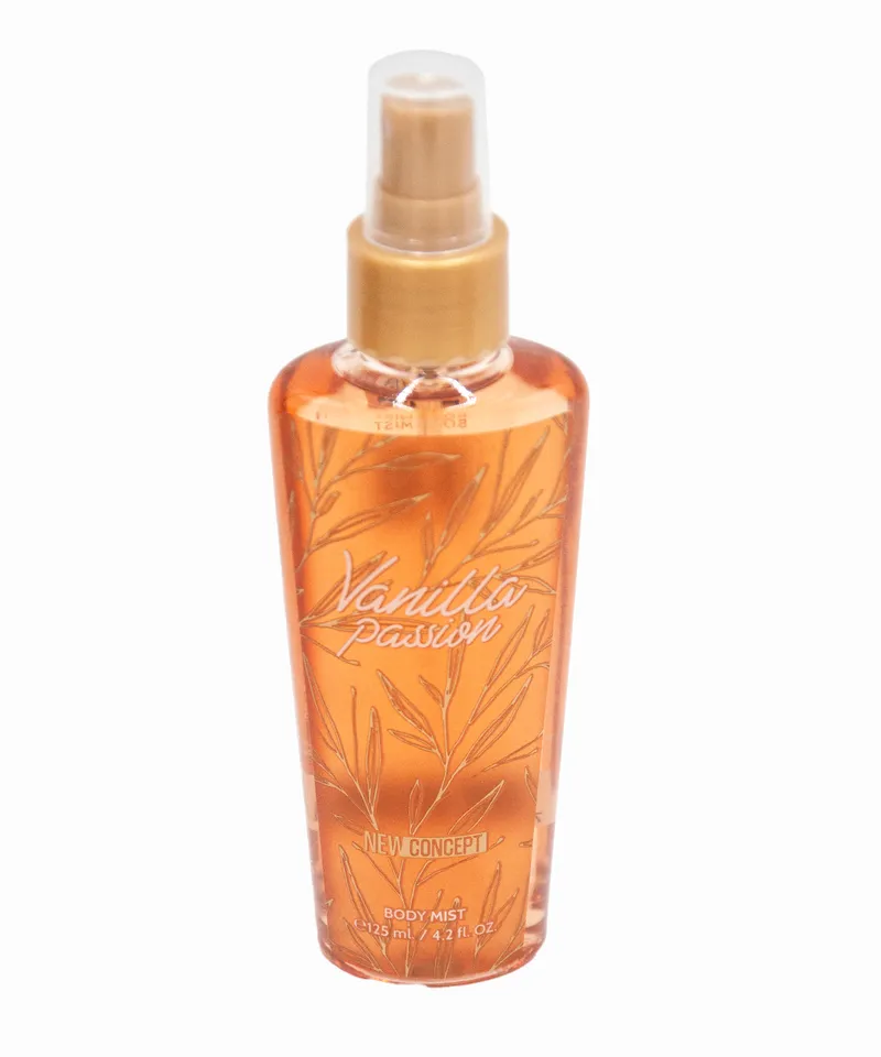 NEW CONCEPT BODY MIST SPLASH VAINILLA PASION X 125ML - Producto de belleza y estética en Almacén Sandra