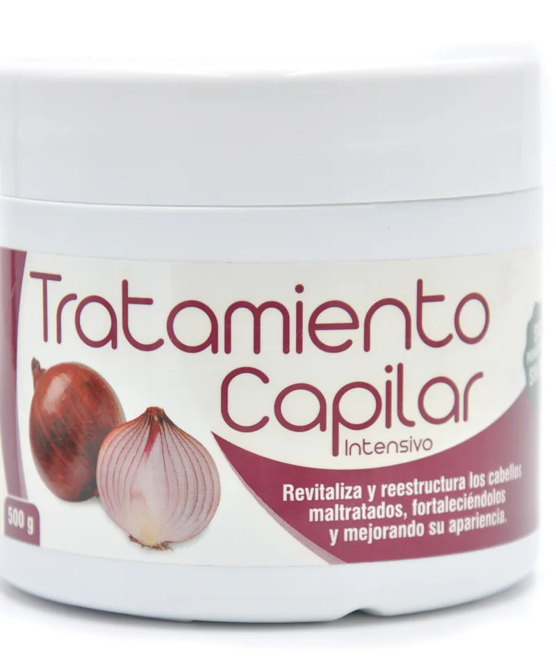 TRATAMIENTO CAPILAR INTENSIVO CEBOLLA X 500GR - Producto de belleza y estética en Almacén Sandra
