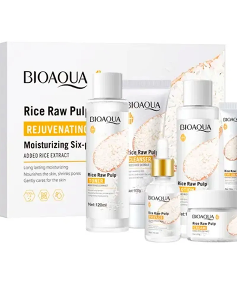 MAFFICK BIOAQUA KIT FACIAL PULPA CRUDA DE ARROZ REF:BQY45966 - Producto de belleza y estética en Almacén Sandra