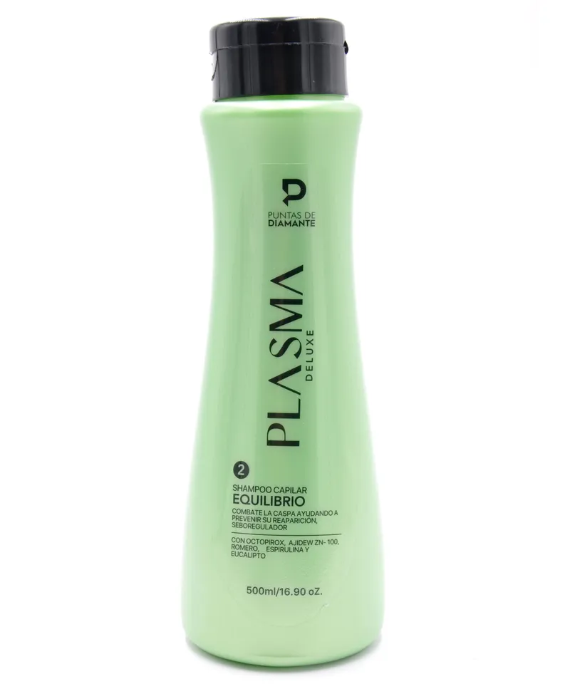 PUNTAS DIAMANTE SHAMPOO CAPILAR EQUILIBRIO PLASMA DELUXE X 500ML - Producto de belleza y estética en Almacén Sandra