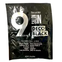SALOON IN DECOLORANTE DECO BLACK 9 TONOS X 50GR - Miniatura 1