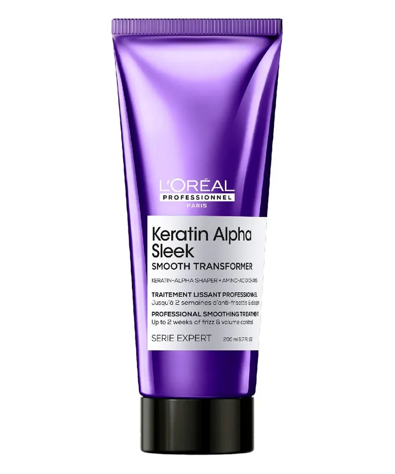 LOREAL SMOOTH TREATMENT KERATIN ALPHA SLEEK X 200ML - Producto de belleza y estética en Almacén Sandra