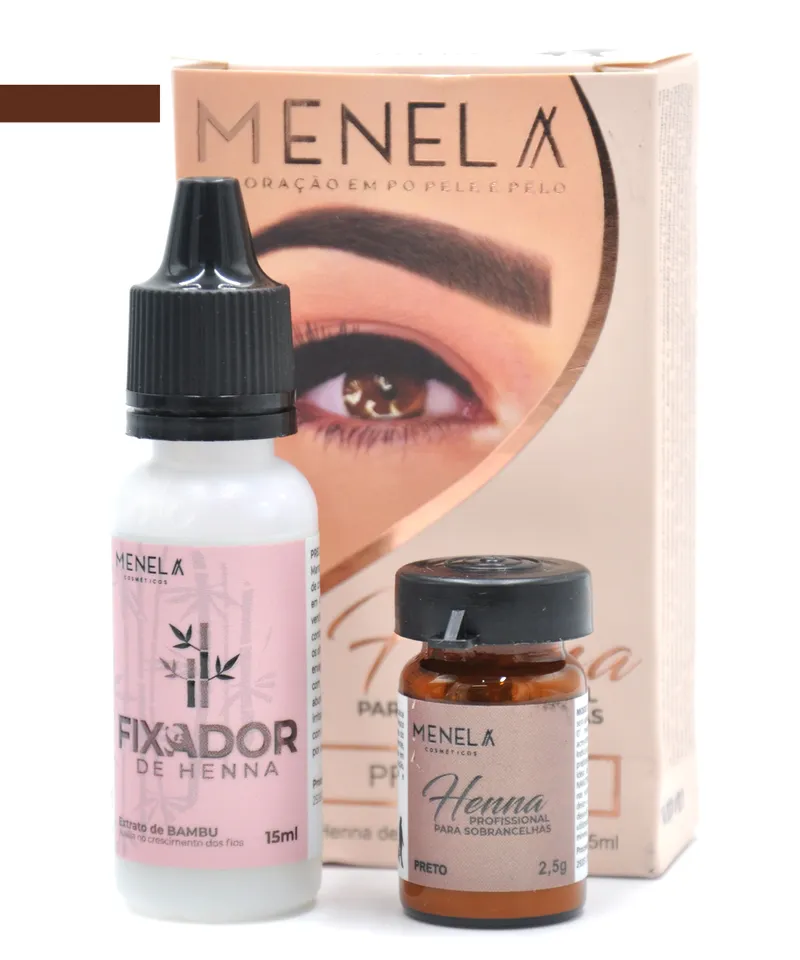 BEAUTY PLUS MENELA HENNA CASTAÑO OSCURO - Producto de belleza y estética en Almacén Sandra