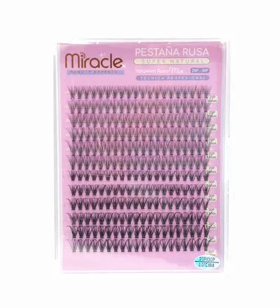 MIRACLE PESTAÑAS VOLUMEN RUSO 20P/30P 0.07MIX - Producto de belleza y estética en Almacén Sandra