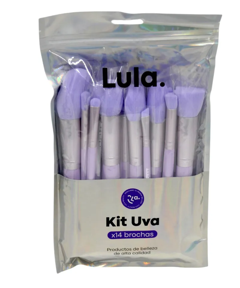 LULA KIT DE BROCHAS X 14UND REF: KL19 - Producto de belleza y estética en Almacén Sandra