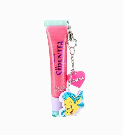 RUBY ROSE LIP GLOSS+ LLAVERO OCEAN GLOW LA SIRENITA REF: SR0003 - Producto de belleza y estética en Almacén Sandra