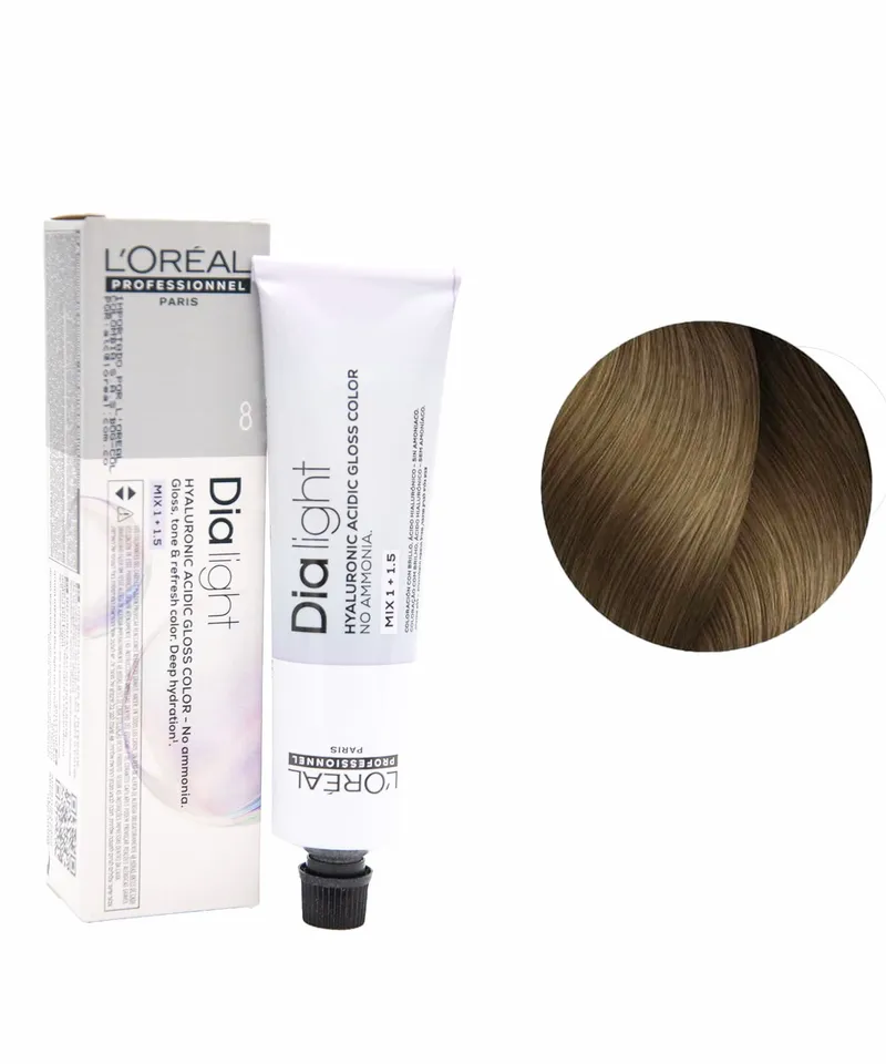 DIALIGHT TINTE RUBIO CLARO N.8 X 60GR - Producto de belleza y estética en Almacén Sandra