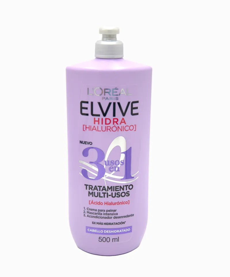 ELVIVE HIDRA HIALURONICO TRATAMIENTO 3EN1 X 500ML - Producto de belleza y estética en Almacén Sandra