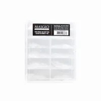 MASGLO ESTUCHE DE UÑAS TIPS PRESS ON SOFT GEL CLEAR ALMOND X 120UND - Miniatura 1