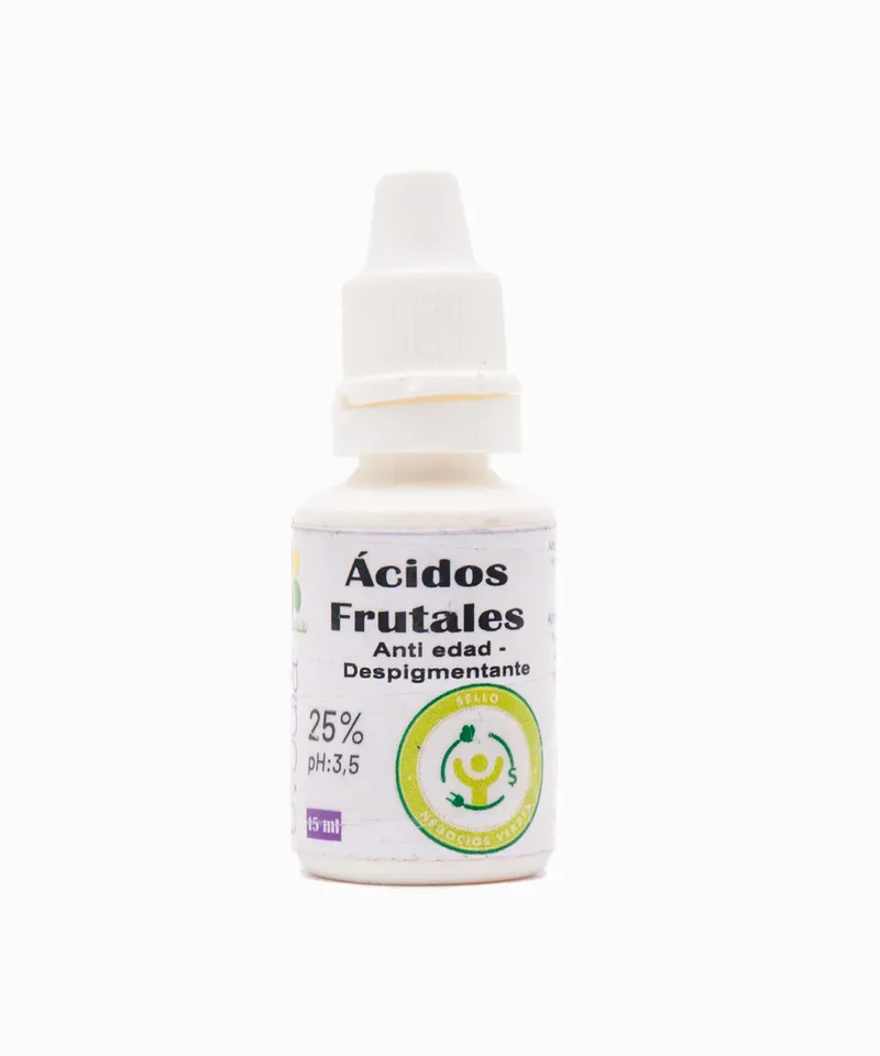 EVODIA ACIDO FRUTALES ANTI EDAD AL 25% X 15ML - Producto de belleza y estética en Almacén Sandra