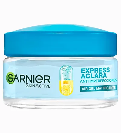 GARNIER SKINACTIVE EXPRESS ACLARA GEL MATIFICANTE X 50ML - Producto de belleza y estética en Almacén Sandra