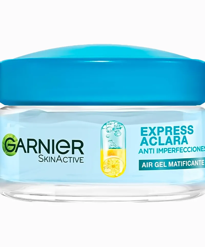 GARNIER SKINACTIVE EXPRESS ACLARA GEL MATIFICANTE X 50ML - Producto de belleza y estética en Almacén Sandra