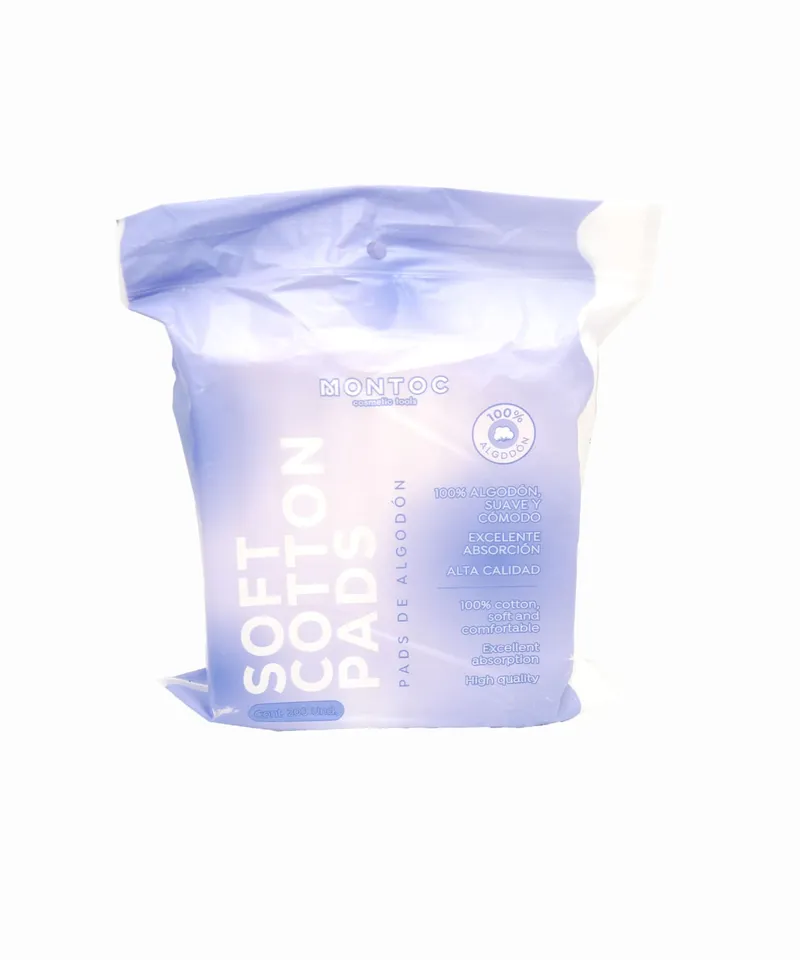 MONTOC SOFT COTTON PADS X 200 UNDS - Producto de belleza y estética en Almacén Sandra