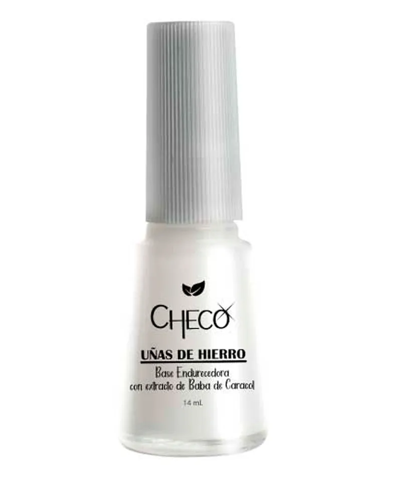 CHECO BASE ENDURECEDORA UÑAS DE HIERRO X 14ML - Producto de belleza y estética en Almacén Sandra