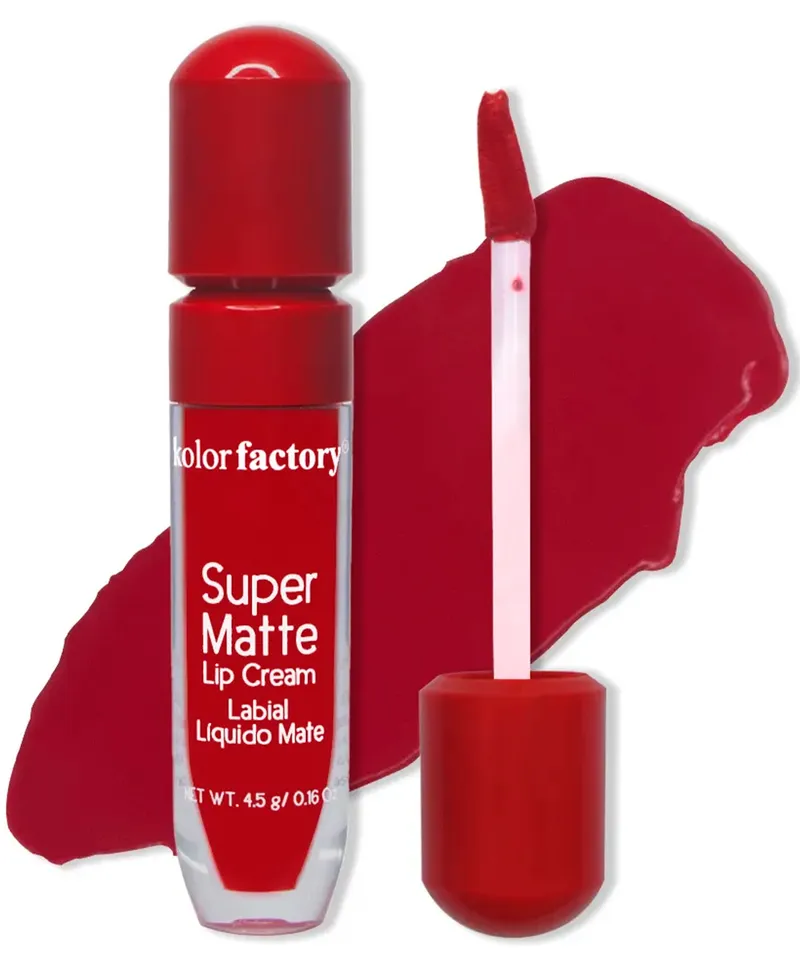 KOLOR FACTORY LABIAL LIQUIDO SUPER MATTE N.108 X 4.5GR - Producto de belleza y estética en Almacén Sandra