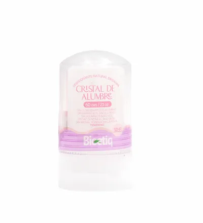 DESODORANTE NATURAL EN BARRA CRISTAL DE ALUMBRE FEMENINO X 60GR - Producto de belleza y estética en Almacén Sandra