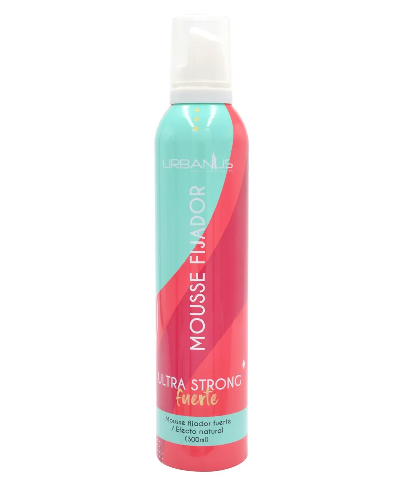 URBANUS MOUSSE FIJADOR ULTRA STRONG X300ML - Producto de belleza y estética en Almacén Sandra